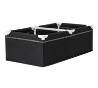 Advokingtap Cama de jardín elevada de tela, 1 paquete, caja de plantación elevada no tejida con configuración rápida para verduras, hierbas, flores, bolsa de jardinería portátil para balcón y patio