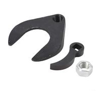 Advokingtap Desmontaje del eje del eje, 2 piezas para herramienta de extracción de eje de junta CV con cabezal adaptador de llave Prybar de 1/2 pulgada, juego de extractor de medio eje de acero para