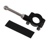 Advokingtap Herramienta auxiliar de pedal de extensión lateral de metal para soporte de motocicleta de 20 a 23 mm, mejora la estabilidad en pavimento o suelo desigual