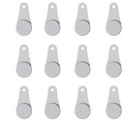 Advokingtap Juego de 12 hebillas magnéticas de silicona para asegurar papel pergamino, compatible con modelos de cesta de hierro para cocinar y hornear en casa (gris)