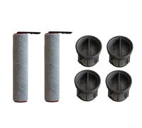 Advokingtap Juego de 6 cepillos de microfibra y filtro HEPA para Mova X4 Pro/X4 Plus/X40 Pro/Plus/Turbo/Mate limpieza de piso seco húmedo (6 piezas)