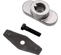 Advokingtap Kit adaptador de cuchilla de cortacésped con soporte de perno y campana, para Craftsman para Troy-Bilt para máquinas de patio para Bolens, modelos 748-04227, 748-0376E, 753-06315, 710-1044