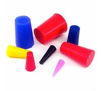 Advokingtap Kit cónico de goma de silicona 110/120 unidades, 8 tamaños, resistente al calor hasta 315.6 °C para revestimiento anodizado, tapones flexibles reutilizables (120 piezas)