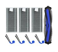 Advokingtap Kit de 8 cepillos laterales principales y filtro para ECOVACS para Deebot X11 OmniCyclone / X11 Pro / X11 Family, fácil de instalar