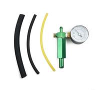 Advokingtap Kit de comprobador de fugas de medidor de presión de carburador, kit de herramientas de prueba de válvula de carburador para cortacésped de jardín