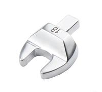 Advokingtap Llave de extremo abierto de acero al cromo vanadio de 8 a 32 mm, diseño de ranura abierta, cabeza de 9 x 12 mm, ajuste de precisión para pernos y tuercas (18 mm)