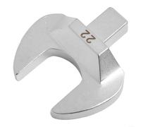 Advokingtap Llave de extremo abierto de acero al cromo vanadio de 8 a 32 mm, diseño de ranura abierta, cabeza de 9 x 12 mm, ajuste de precisión para pernos y tuercas (22 mm)