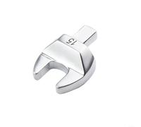 Advokingtap Llave de extremo abierto de acero al cromo vanadio de 8 a 32 mm, diseño de ranura abierta, cabeza de 9 x 12 mm, ajuste de precisión para pernos y tuercas (15 mm)