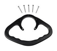 Advokingtap Motocicleta Pasajero Tanque de Combustible Grab Mango Bar Grip Para Fz1 Fz6 R1 R6 Mt-07 Para Mt-09 R3 R25 Xj6 Cnc Aleación de aluminio Negro Plata Rojo Azul Riding Touring (negro)