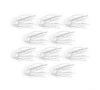 Advokingtap Paquete de 10 cebos flotantes de erizo de mar suaves con revestimiento que brilla en la oscuridad y tentáculos de bigotes, señuelos Tpe de 14 mm/18 mm para lubina, pez mandarina