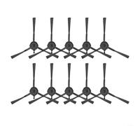 Advokingtap Paquete de 10 cepillos laterales para robot aspirador Ezviz Re4 Re4 Plus Re5 Re5 Plus de nailon, accesorio de limpieza de esquinas para pelo de mascotas y suelos del hogar, color negro