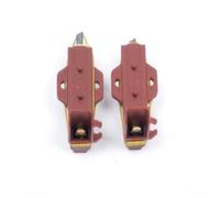 Advokingtap Paquete de 2 escobillas de carbón para motor de lavadora, color rojo y negro, para secadora, lavadora, piezas de repuesto compatibles con varios modelos, reparación de lavandería en el