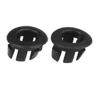 Advokingtap Paquete de 2 ojales de barra de bloqueo de puerta para BMW para X5 E53 1999-2006, pieza de repuesto ABS negra Oe 51418408567, accesorio de reparación de interruptor interior