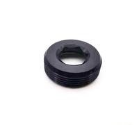 Advokingtap Paquete de 2 pernos de manivela autoextraíbles M15/M22 para SRAM para gx G1000 aleación de aluminio negro tuerca de tornillo para reparación de bicicletas de carretera de montaña (nuez)