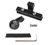 Advokingtap Paquete de 2 soportes de montaje para riel de asiento de bicicleta para luz trasera Magicshine RN120, adaptador de sillín de aleación de aluminio con extensión, negro, seguridad de