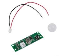 Advokingtap Placa de circuito controlador de lámpara solar de 3.7 V con inducción IR humana Protección de sobrecarga y sobredescarga Batería de litio Compatible con fibra de vidrio Multi modos de