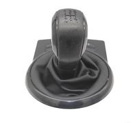 Advokingtap Pomo de palanca de cambios de 5 velocidades para Citroën C2 C3 para C4 Mk1 2004-2008, ABS negro+cuero sintético manual de transmisión manual de repuesto interior