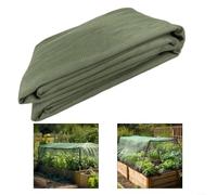 Advokingtap Red de insectos de malla fina para jardín, para verduras, frutas, flores y cultivos, protección de mariposas y pájaros (2,4 x 20 m)