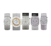 Advokingtap Regla de diapositiva de navegación de aviación de computadora de vuelo E6B, con tabla de corrección de viento para cálculos de vectores civiles, entrenamiento piloto y planificación de