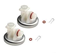 Advokingtap Regulador de membrana de 3 piezas y regulador de presión 59504 71768 para Nivona para BOSCH para SIEMENS máquinas de café totalmente automáticas, piezas de plástico para elaboración casera