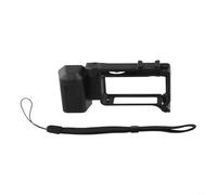 Advokingtap Soporte de agarre para cámara de acción, mango de fotografía de calle para Dji para Osmo Action Pro Cage Pc Material Estabilidad mejorada Diseño compacto para exteriores