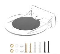 Advokingtap Soporte de altavoz de montaje en pared eficiente para HomePod, construcción acrílica para un uso duradero (transparente)