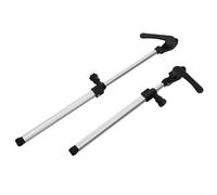 Advokingtap Soportes de elevación de coche, 2 unids RV Ventana Soporte Rod 255-335mm Telescópica Aleación de Aluminio Varillas individuales para remolque de ajuste para caravana Ventana Estancias