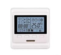 Advokingtap Termóstato eléctrico de la calefacción por suelo radiante 16A doble control de temperatura semanal programable