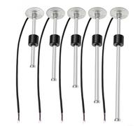 Advokingtap Unidad de sensor de nivel de combustible, interruptor de lengüeta de acero inoxidable de 240-33 ohmios para motores y tanques de agua para aplicaciones marinas y automotrices (475 mm)