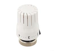 Advokingtap Válvula de radiador Cabeza termostática M30x1.5 Hilo Control de temperatura ajustable con función anticongelante para sistema de calefacción doméstico