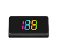 Advokingtap Velocímetro digital GPS, velocímetro GPS HUD pantalla digital con sombra, fuente grande, proyector KMH para todos los coches, visibilidad clara día y noche, dispositivo de seguridad