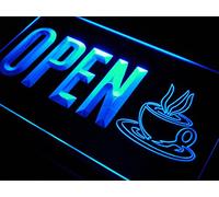 ADVPRO Cartel Luminoso j779-b Open Coffee Shop Cup Cafe New Neon Light Sign