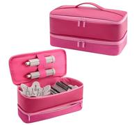Adworte Estuche de transporte de viaje para secador de pelo Shark FlexStyle Speedstyle para Dyson Airwrap bolsa de secador de pelo de doble capa organizador de herramientas para el cabello, bolsa de