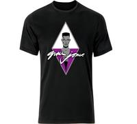 ADX33GVBNU Grace Jones Iconic Printed Signature T Shirt Black 3XL