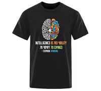 ADX33GVBNU Intelligence Is The Ability To Adapt To Change Tshirt Black XL