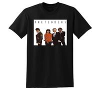 ADX33GVBNU The Pretenders T Shirt The Pretenders Vinyl CD Cover Black S