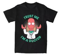 ADX33GVBNU Zoidberg Trust Me I Am A Doctor T Shirts Black XL