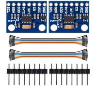 ADXL345 Módulo acelerómetro digital de tres ejes, placa PCB de 20.6×15.4mm, interfaz I²C/SPI, rango de ±2g a ±16g, detección de toque/caída libre, para proyectos electrónicos integrados