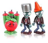 ADYEKSD Zoombies Figuras, 6 PCS Zoombies Juego Personajes Juguetes Plants, Zombie Cake Topper, Zombie Mini Juego de Figuras, para Infantiles Mini Juego Decoración De Personajes