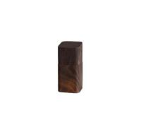 ADYHBFGT Caja de Tarro Dispensador de Palillos de Dientes Caja De Palillos De Madera Maciza, Tubo De Palillos For El Hogar, Tarro De Palillos De Nogal(A)