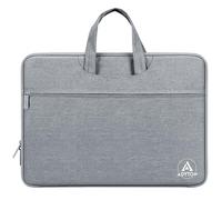 ADYTON Maletín Ordenador Portátil 15.6-17.3 Pulgadas Funda Laptop Bolsa para PC, MacBook Air/Pro | Porta Documentos Hombre Mujer Trabajo, Carcasa Impermeable con Bolsillo Frontal