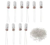 ADZJOY 10 Uds Miniatura 0.07A 3mm 4mm 5mm 1,5 V, 3V, 6V, 9V, 12V, 24V Bombilla incandescente Interruptor de ángulo de Interruptor de Descarga(3mm12V)