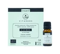 Drasanvi VITAROMS ACEITE ESENCIAL LAUREL CERTIFICADO BIO - 100% natural y puro - Botánica y Bioquímicamente definido - VEGANO - SIN GLUTEN - 5ml
