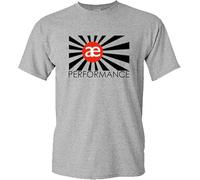 Ae Racing Performance Logo Men's Grey T-Shirt