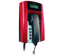 AE&T Teléfono ATEX FERNTEL3 Teléfono analógico ATEX de pared con una pantalla LCD, a prueba de golpes y IP65