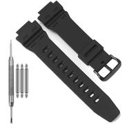 AE1500WH - Correa de repuesto compatible con Casio AE1500 WS1500H WS-1700H DW-291 correa de reloj de resina