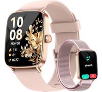 aeac Reloj Inteligente Mujer con Llamadas, 1.85" Smartwatch Mujer Whatsapp Notificaciones,110+ Modos Deportivos Smart Watch con SpO2/Pulsómetro/Monitor de Sueño,Relojes IP68 para iPhone Android