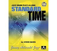 AEBERSOLD DAVIS STEVE - STANDARD TIME + CD - BATTERIE Partition jazz&blue Cuivre et percussion Percussion