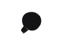 Aebnuoy Piezas Repuesto para Tesla Model Y 2021-2023 Tapa del Gancho De Remolque del Parachoques Delantero Accesorios De Modificación para El Coche(Black)