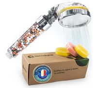 Aecodune Pomo de Ducha XL Vitamina C Premium con Filtro de Agua - VUELVE A SER SUBLIME - Ducha Anti Cal, Elimina 99% Cloro y más - Belleza y Pureza - Filtro de Agua Eco con Aromas y Presión
